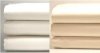 (image for) Twin Fitted Sheet Natural & Whitened Sateen